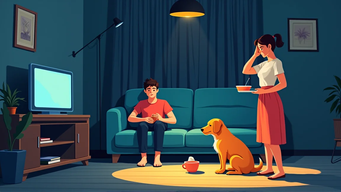 「お前の謝罪は本気じゃない」老犬のごはんに20秒つけたリビングの電気で3日揉める彼氏｜海外騒然