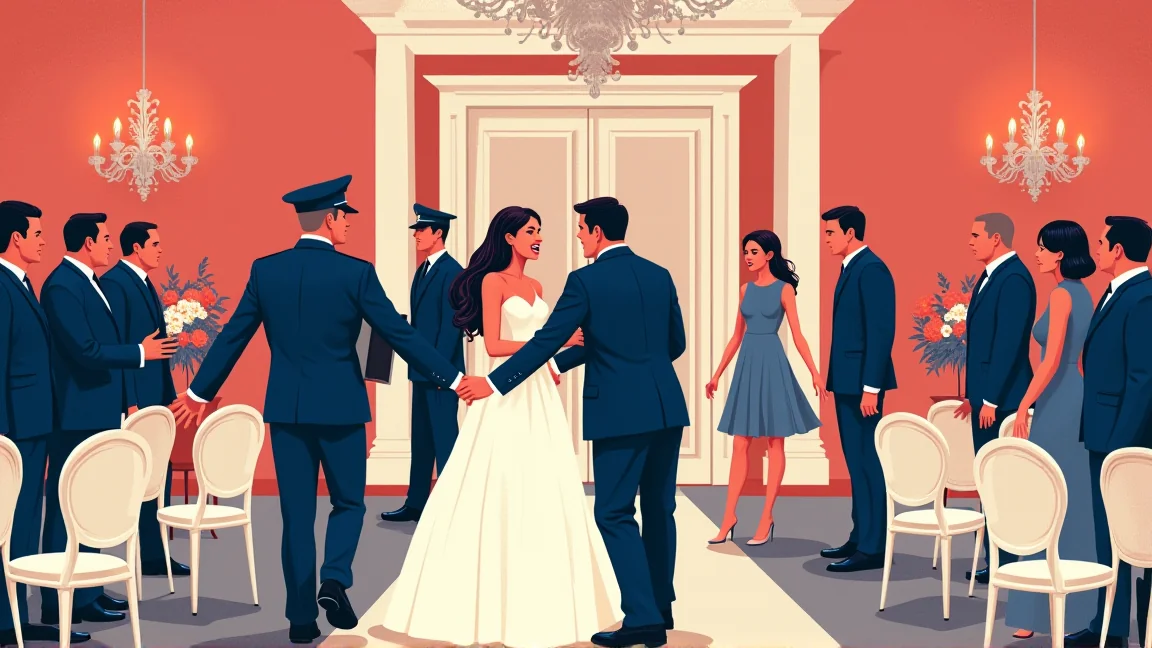 「私たちは結ばれる運命だった」結婚式に潜入したストーカー元彼女と新郎の決断｜海外騒然