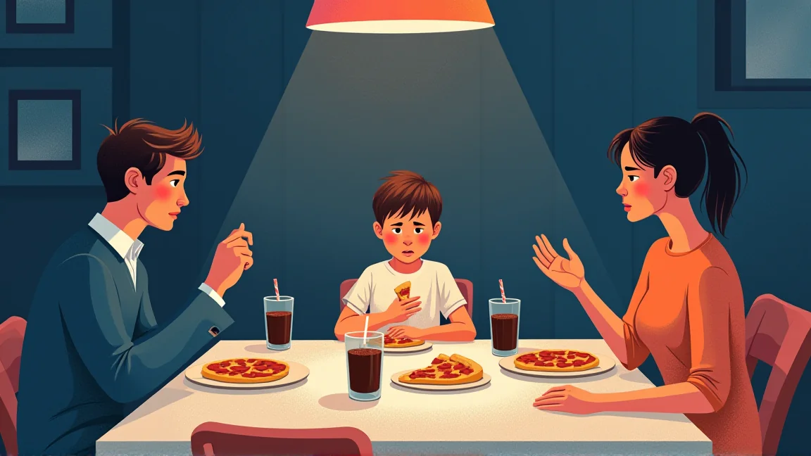 「気にするな、たまには楽しめ」食事中に息子をたしなめた妻に夫が放った一言、海外の判定は…