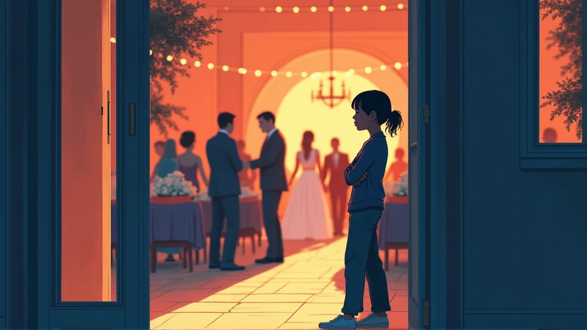 「ただのくだらないパーティー」と言った父、15歳の娘は再婚式への欠席を選んだ――その判定は