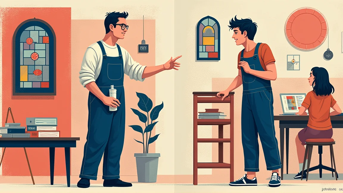 「顧客を横取りした生徒」私の下絵と工房まで使って大型作品を作らせろと言う