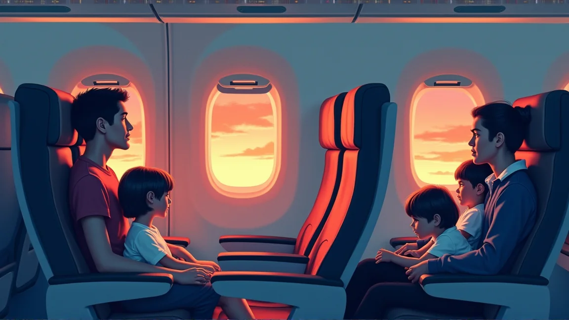 「閉めてって言ったよね？」夕焼けを見たくて取った飛行機の窓側席、日が沈み始めて日よけを上げたら後ろの席の母親ににらまれた私が悪いの？