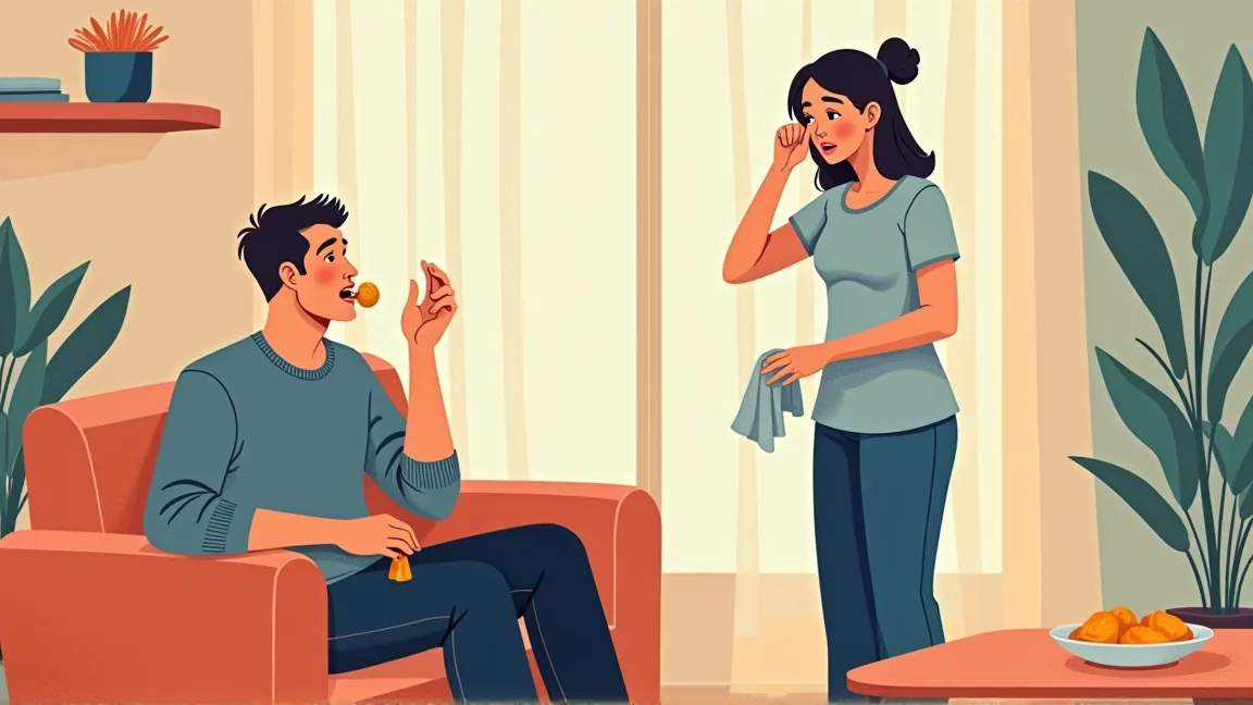 「みんなに聞いてみろよ」大きな飴をかみ砕く前に一言ほしいと頼んだ妻に、夫が言い放った話